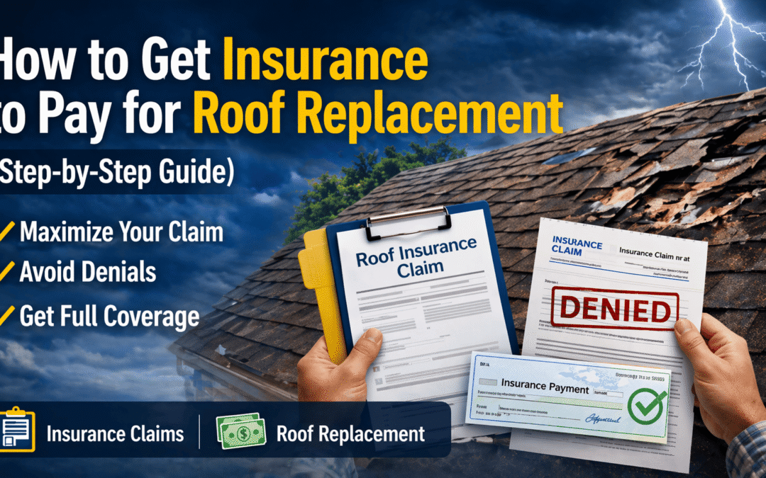 How to Get Insurance to Pay for Roof Replacement (Step-by-Step Guide)