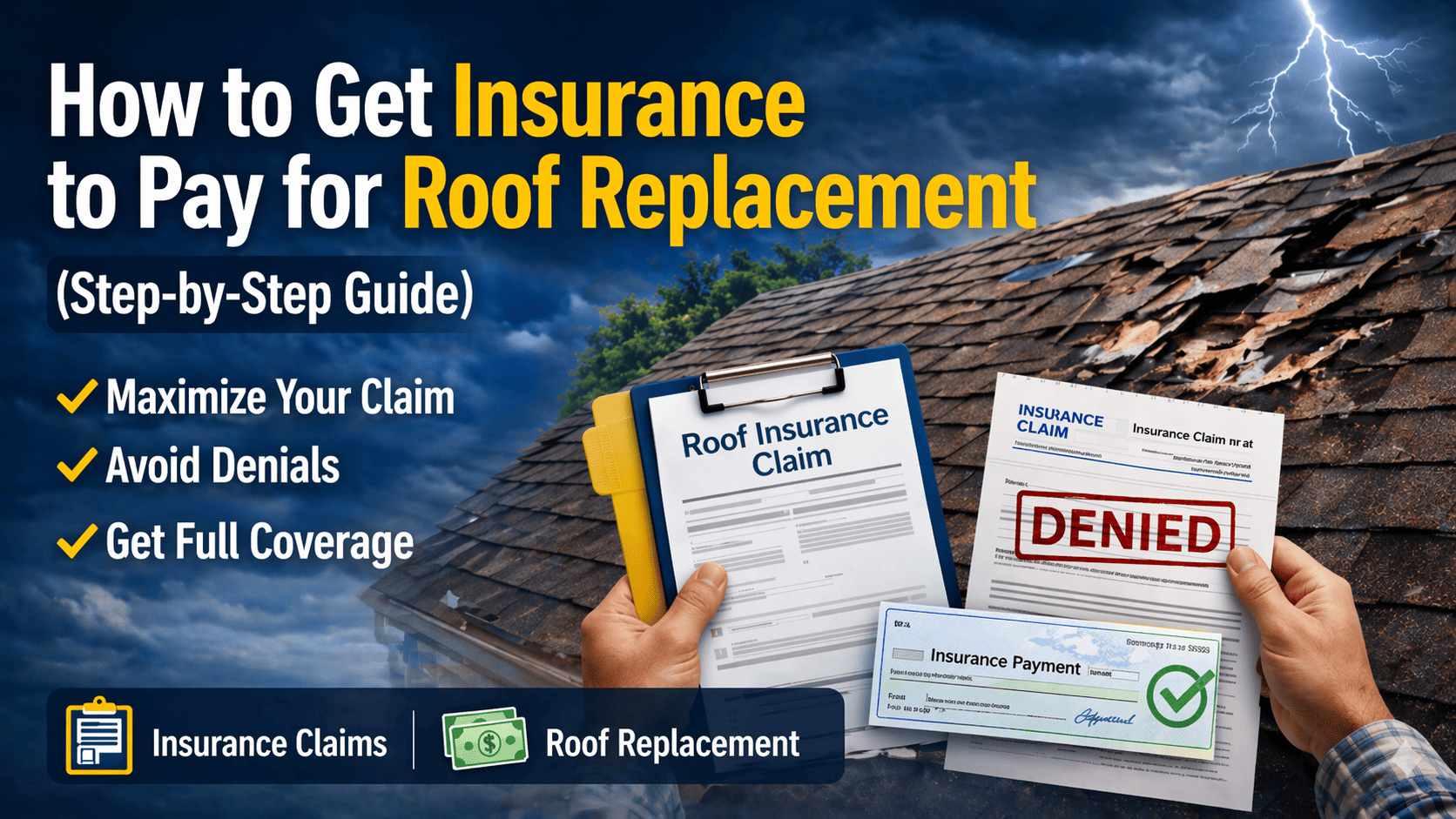 How To Get Insurance To Pay For Roof Replacement
