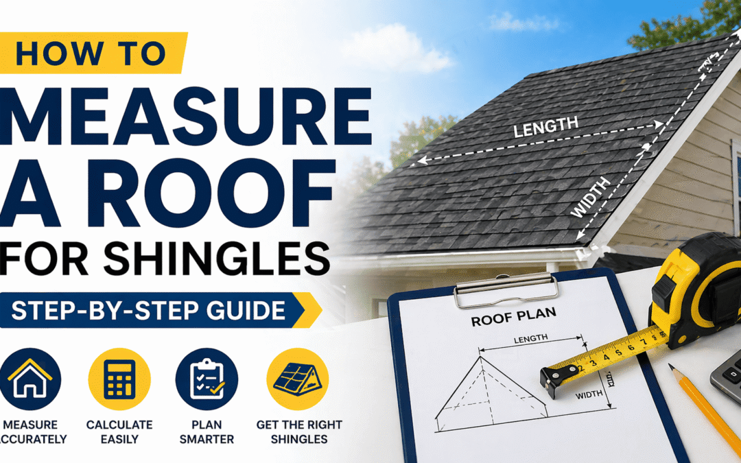 How to Measure a Roof for Shingles (Step-by-Step Guide)