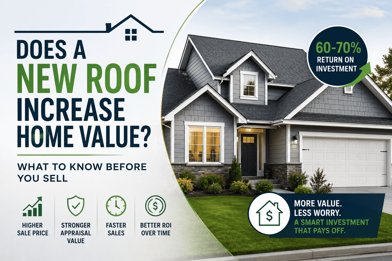 Does A New Roof Increase Home Value? What To Know Does A New Roof Increase Home Value? What To Know