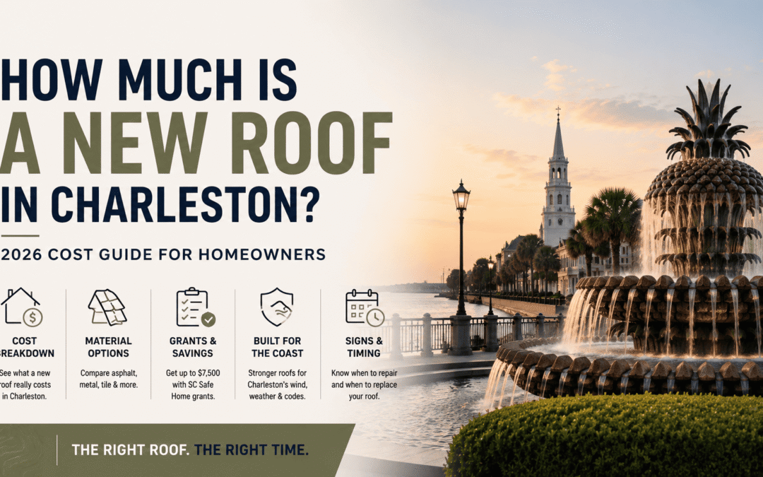 How Much Is a New Roof in Charleston? 2026 Cost Guide for Homeowners