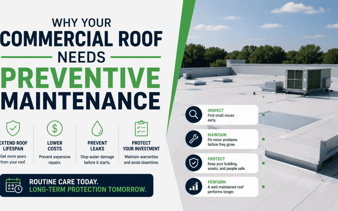 Why Your Commercial Roof Needs Preventive Maintenance
