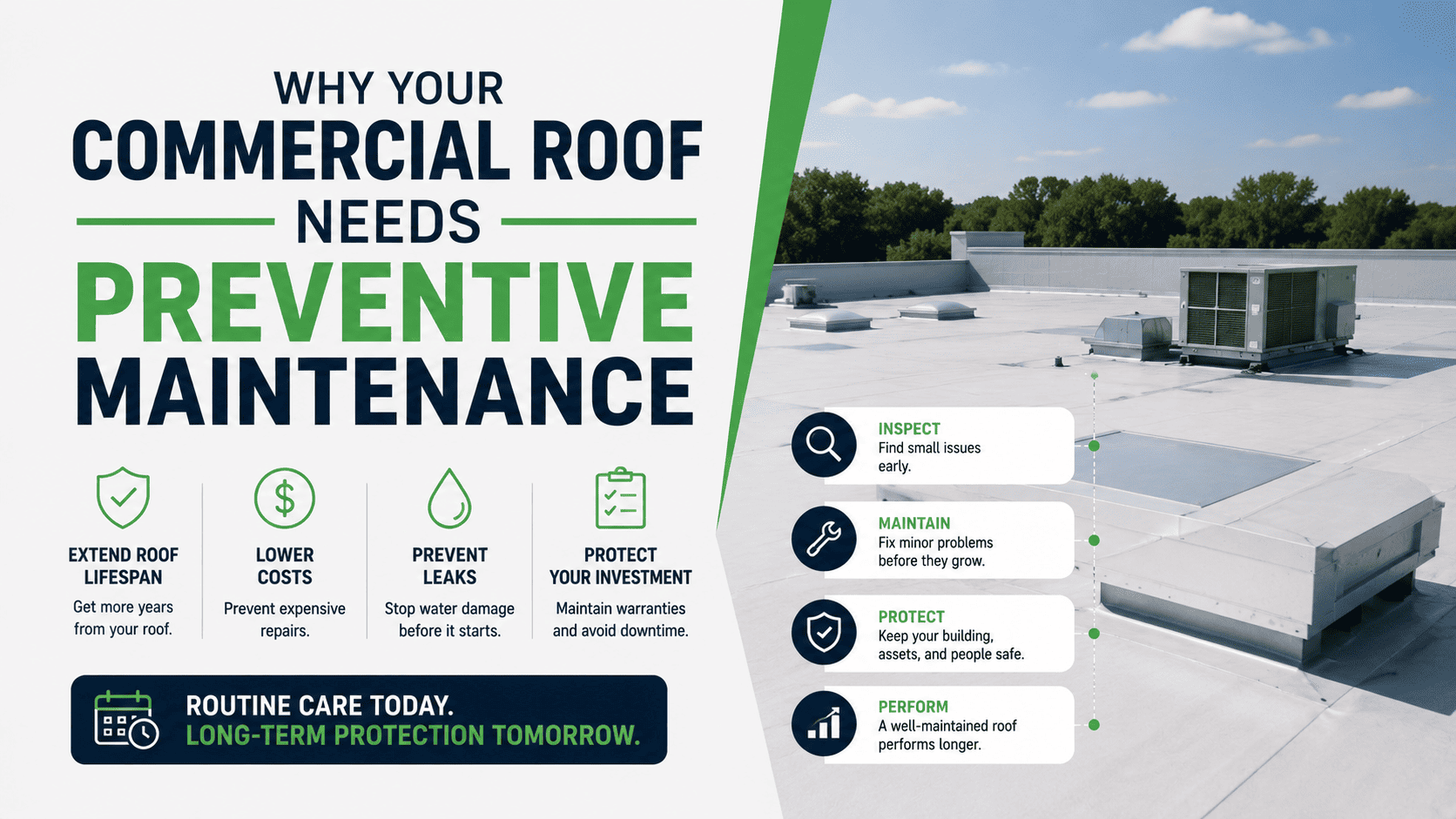 Why Your Commercial Roof Needs Preventive Maintenance​