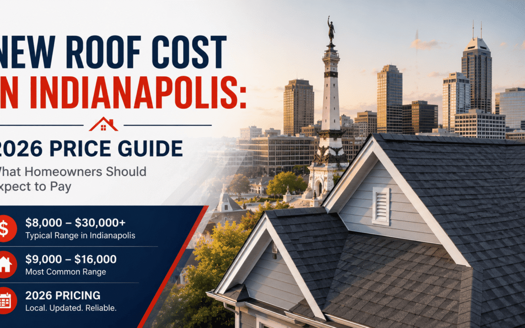 New Roof Cost in Indianapolis: What Homeowners Should Expect to Pay in 2026