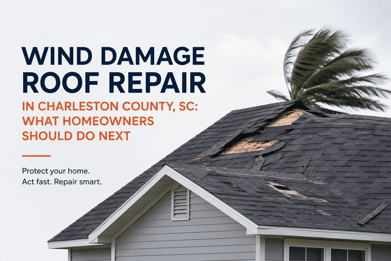 Roof Repair Charleston County Sc Wind Damage​