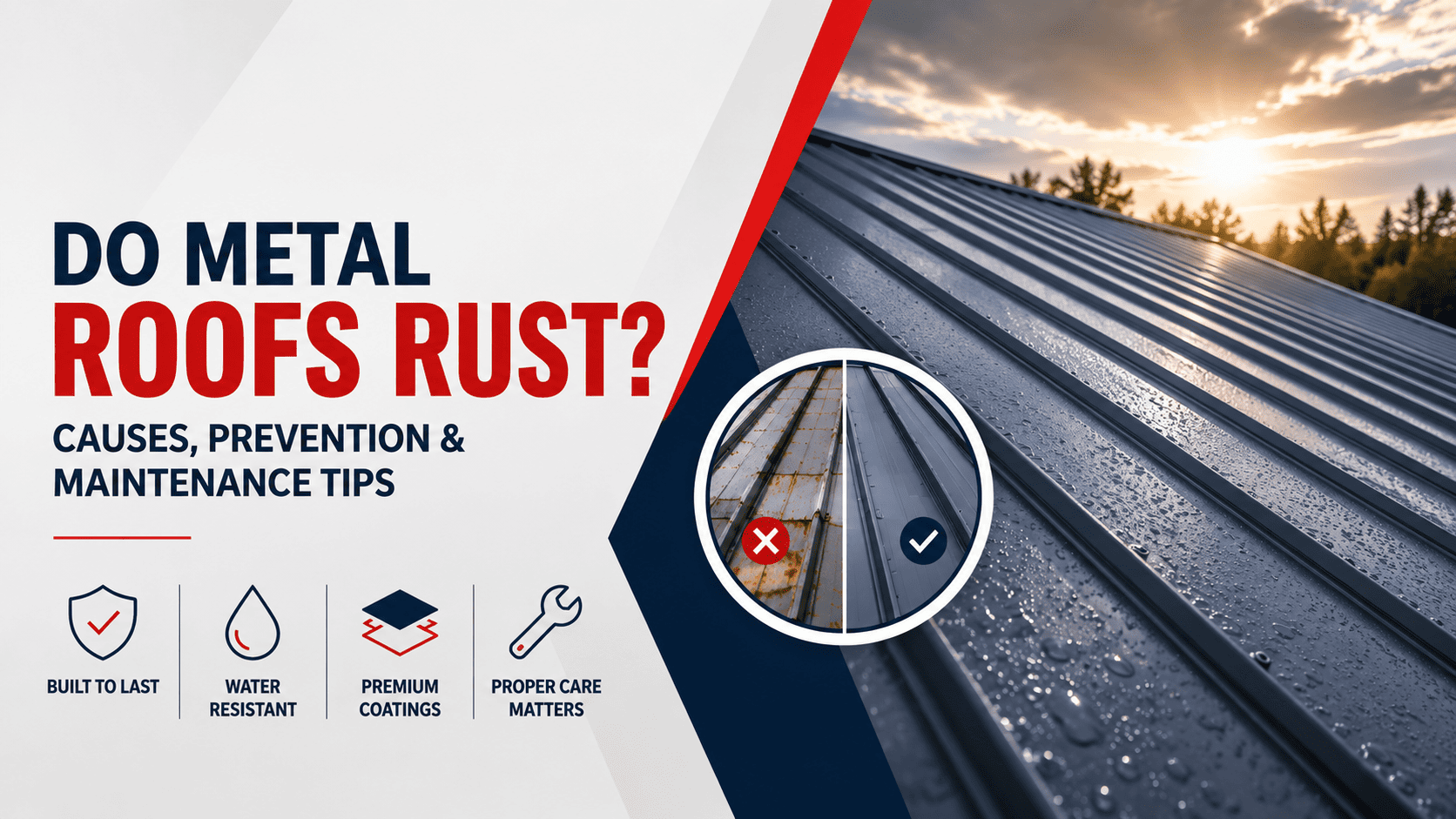 Do Metal Roofs Rust​