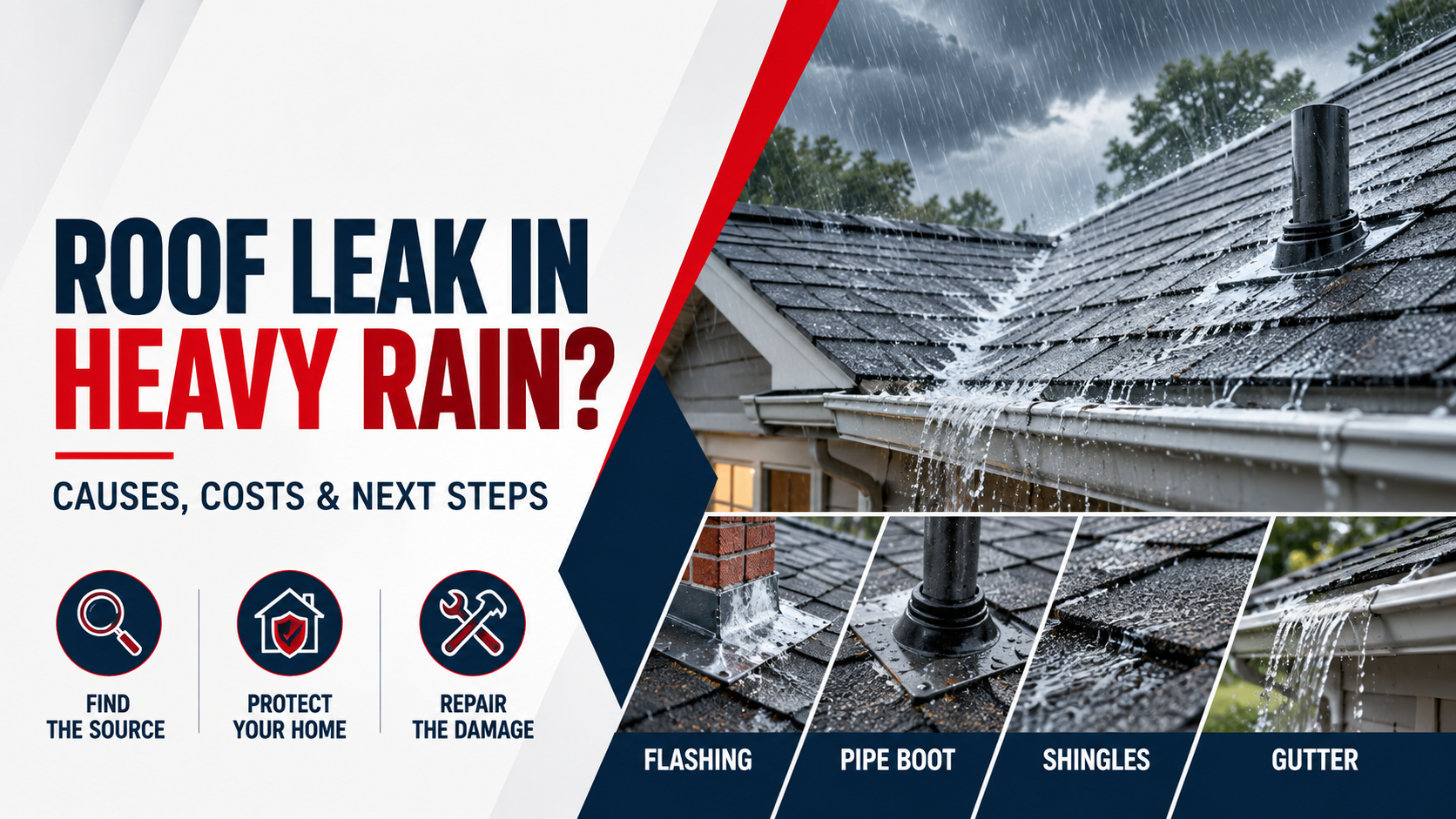 Roof Leak In Heavy Rain Roof Leak In Heavy Rain